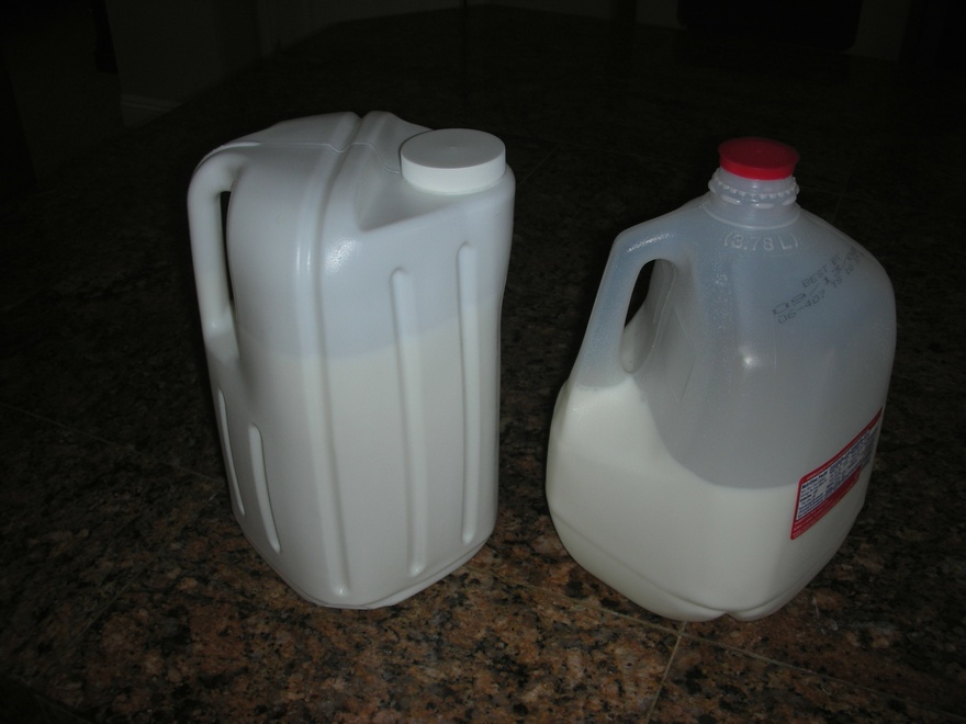 Milk Jugs - The New and the Old